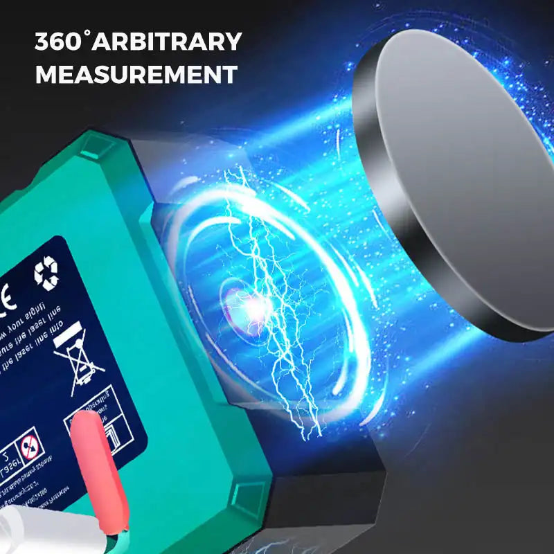 Laser Digital Protractor Inclinometer Laser Level Ruler USB Chargable Inclinometer Magnetic Base Goniometer Magnet Angle Finder