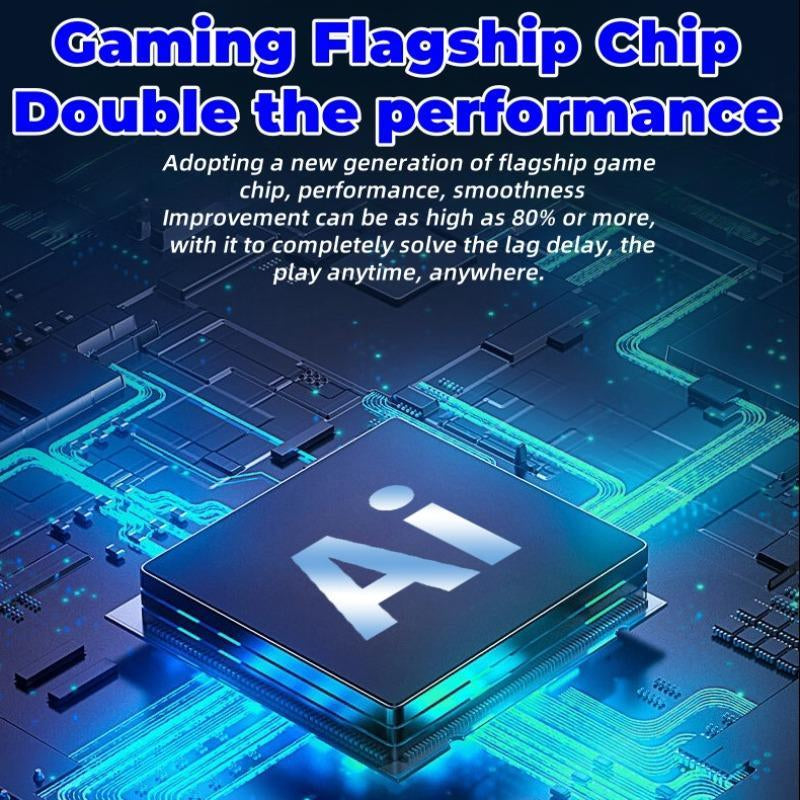 X9 Handheld Game Console, Rechargeable Portable Game Console with Built-In 10 Emulator Games, Handheld Wireless Gaming Console for Home & Travel, Protective