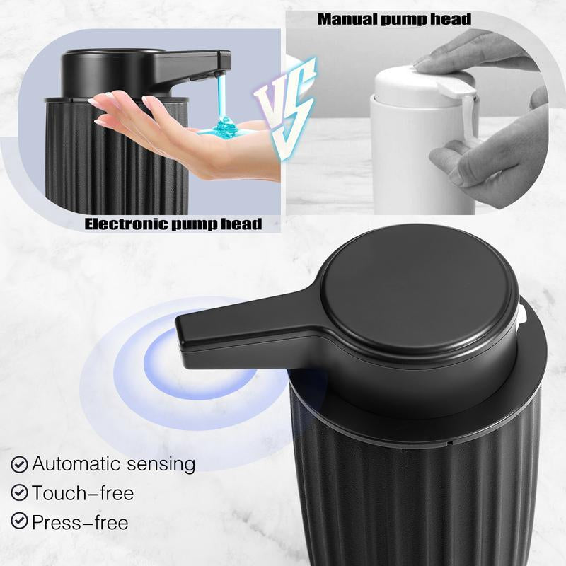 Blancel Automatic Soap Dispenser Touchless Auto Hand Dish Soap Dispenser Hands Free Electric Soap Dispenser Rechargeable for Kitchen Bathroom